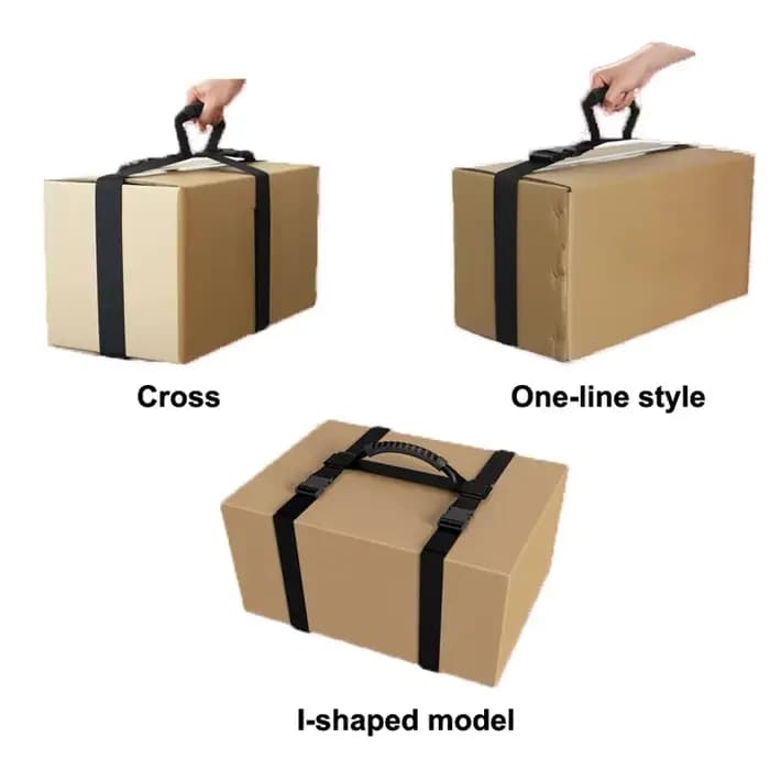 Ceinture de levage d'objets lourds – Corde de transport mobile pour meubles et sangles d'emballage de bagages | Convoi