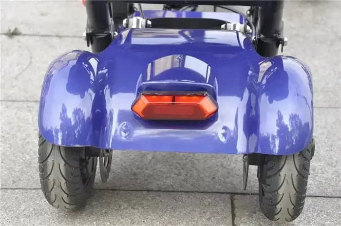 500W 36V quatre roues double moteur Scooters de mobilité pour voyage Mini Scooter électrique pour personnes âgées Portable pliable léger
