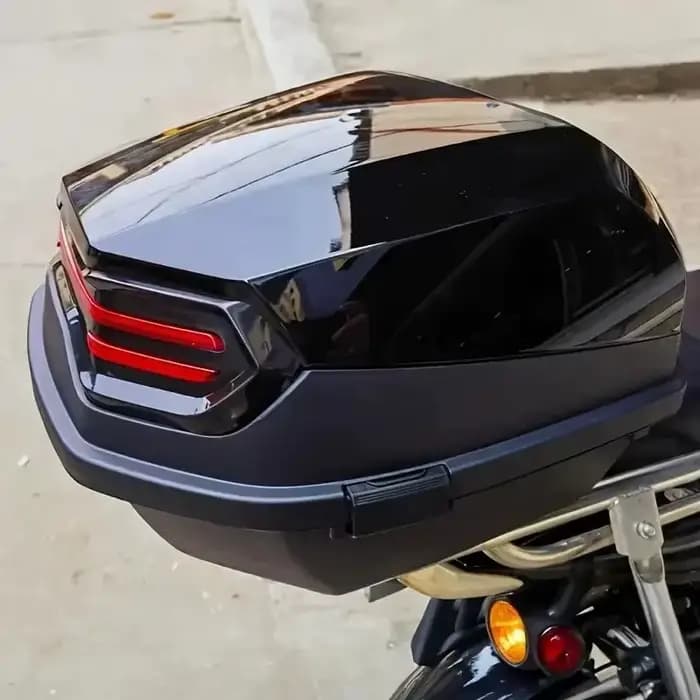 Boîte arrière pour scooter extra large 48L/58L avec dossier