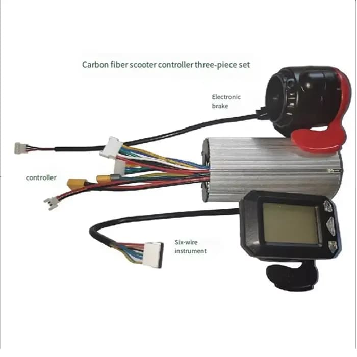 B72A Scooter électrique vélo pour 36V 350W contrôleur LCD affichage Kit de frein alliage