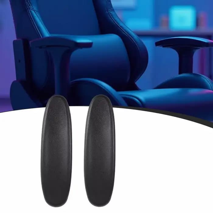 Coussinets d'accoudoirs réglables pour chaise de bureau, universels, en cuir PU, faciles à installer, accessoires pour chaise de bureau pour le lieu de travail