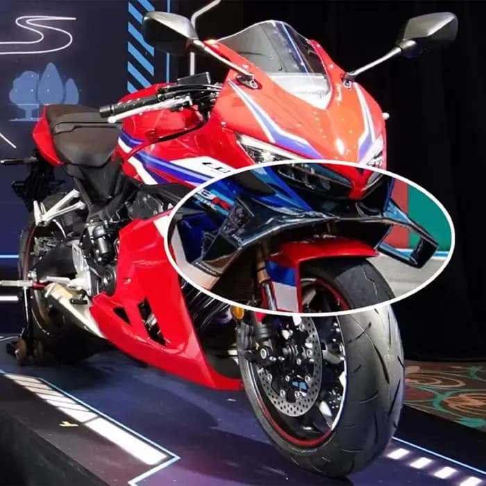 Aileron de carénage fixe pour moto CBR650R 2024-2026, nouveau spoiler aérodynamique injecté