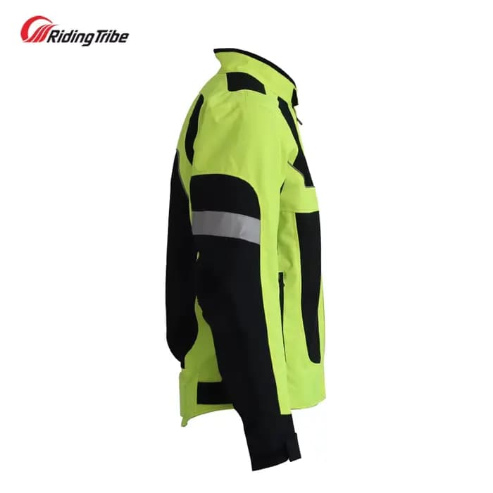 Veste de moto respirante pour hommes et femmes, manteau d'équitation de nuit à haute visibilité avec 5 coussinets de protection, Style d'été, JK-21