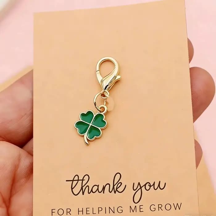 Cartes de remerciement avec porte-clés marguerite blanche et cœur rouge, 5 pièces, "merci pour aider à crir", cadeau de remerciement idéal pour la famille