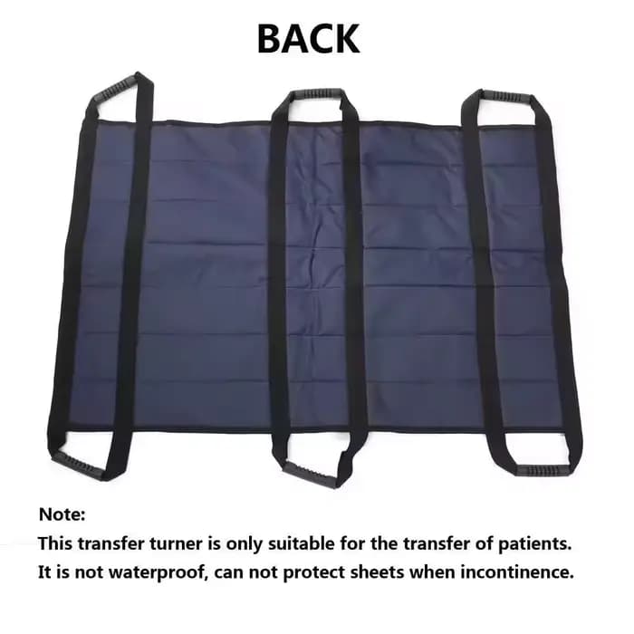 Drap de transfert réutilisable pour lit médicalisé avec coussin