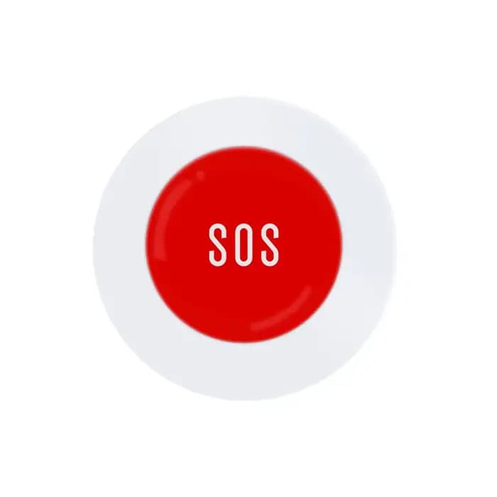 Bouton d'urgence intelligent Tuya ZigBee SOS pour personnes âgées et enfants