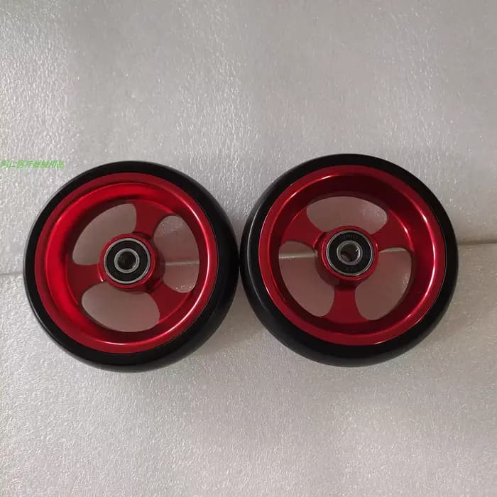1 paire de roues avant de rechange pour fauteuil roulant de 4 ou 5 pouces