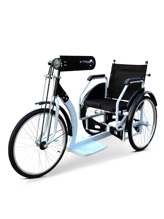 Tricycle à main léger et pliable pour personnes âgées et handicapées