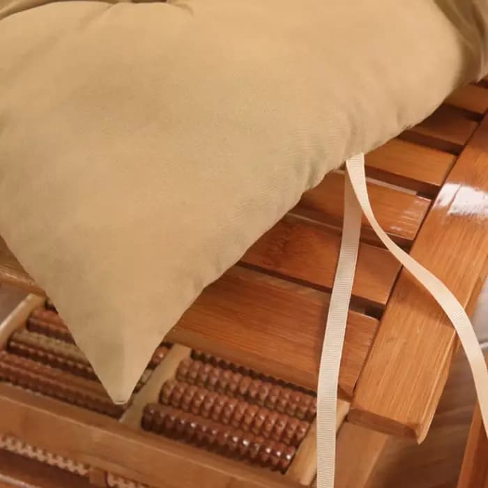 Coussin de chaise longue universel épais toutes saisons, 1 pièce, coussin de chaise à bascule adapté aux chaises en rotin, Tatami 18,9X47,2 pouces