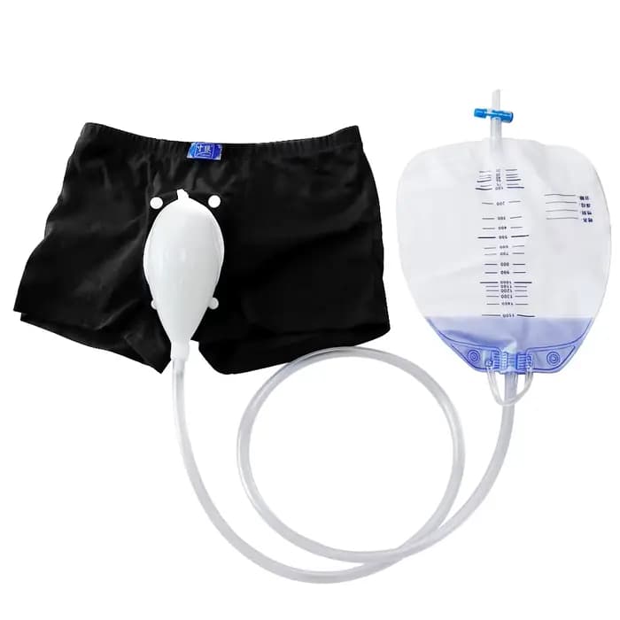 Collecteur d'urine en Silicone réutilisable pour hommes âgés