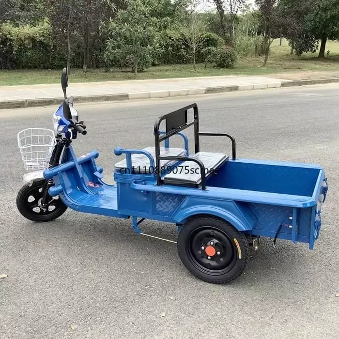 Tricycle électrique, nouvelle voiture à batterie pour usage domestique