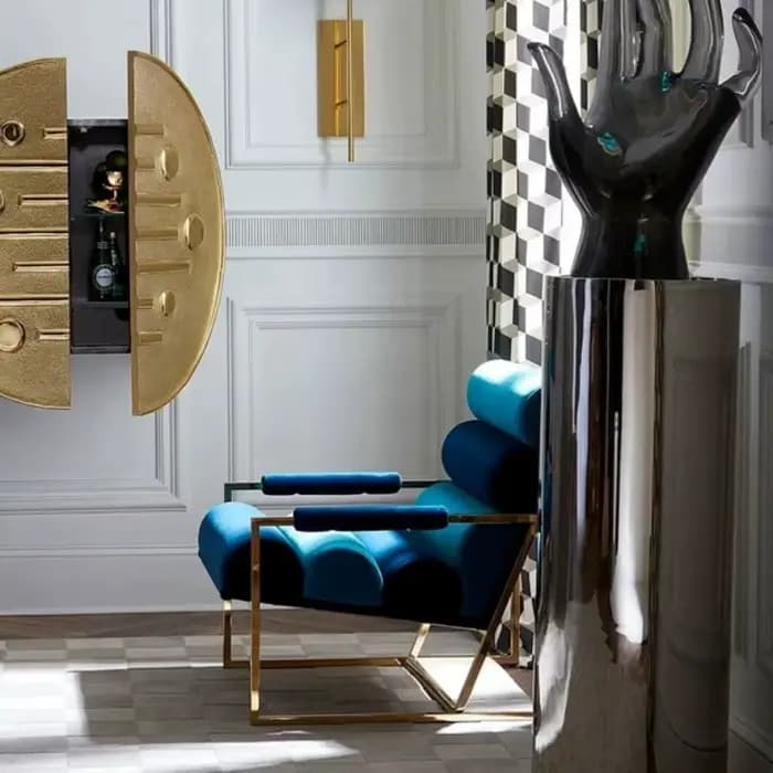 Chaise de bureau moderne et confortable, chaise de salle à manger, chaise de loisirs, chaise de coiffeuse d'hôtel, chaise de maquillage, mobilier de chambre de luxe