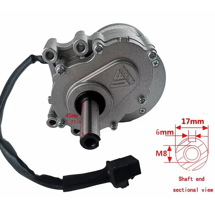 Moteur de fauteuil roulant électrique 250W 24V 75 tr/min 120 tr/min