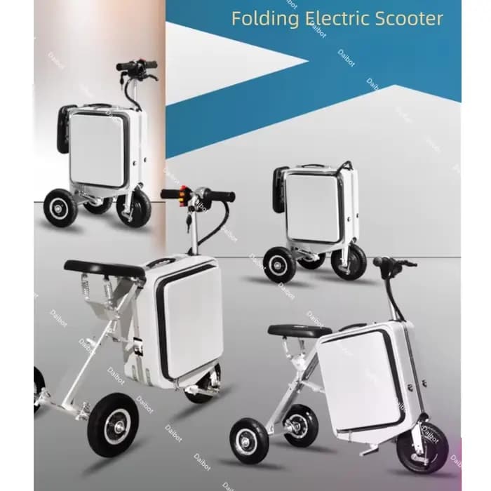 Valise à bagages pliante pour Scooter électrique à 3 roues