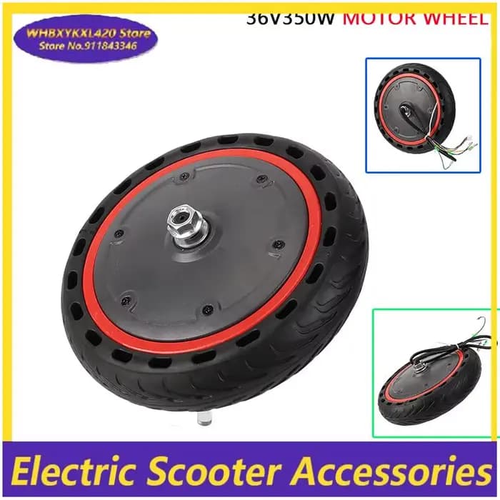 Pneu solide 36V 350W avec roue électrique