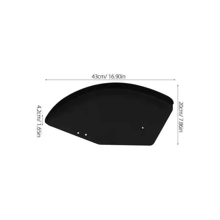 1 Paire de Protections Latérales Coupe-Vent en ABS pour Fauteuil Roulant