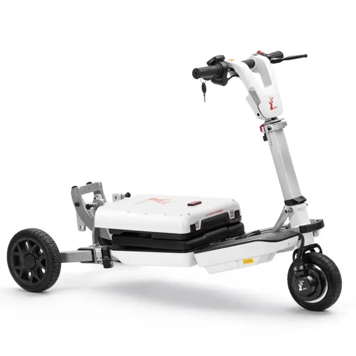 Mini Tricycle Électrique Pliable et observateur à 3 Roues pour Adultes et Personnes handicapées