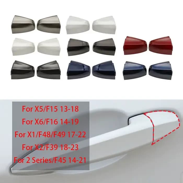 Cache-clé de poignée de porte extérieure pour BMW X1 X5 X6 F48 F49 F15 F16