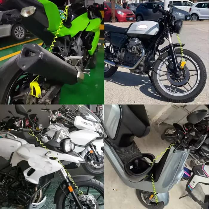 Nouveau verrouillage d'alarme antivol étanche de haute sécurité pour moto
