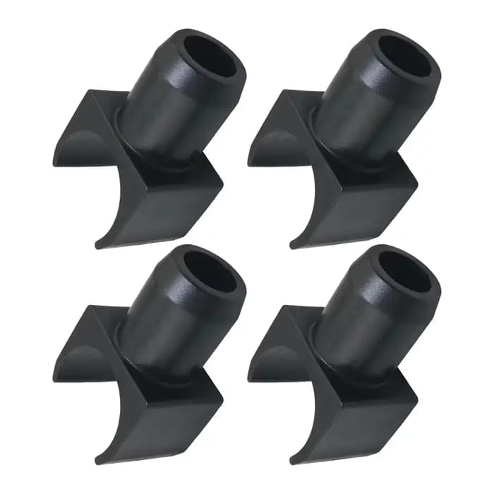Ensemble de curseurs de Rail pour fauteuil roulant en plastique en forme de U