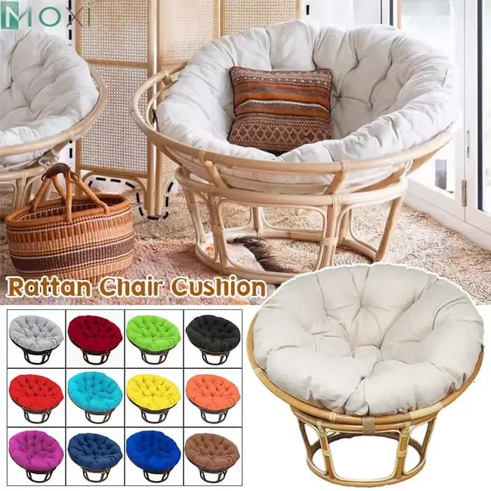 Siège de panier de balançoire en rotin, coussin de remplissage rond, coussin de chaise, panier de jardin, canapé relaxant intérieur et extérieur, sans chaise, 1PC