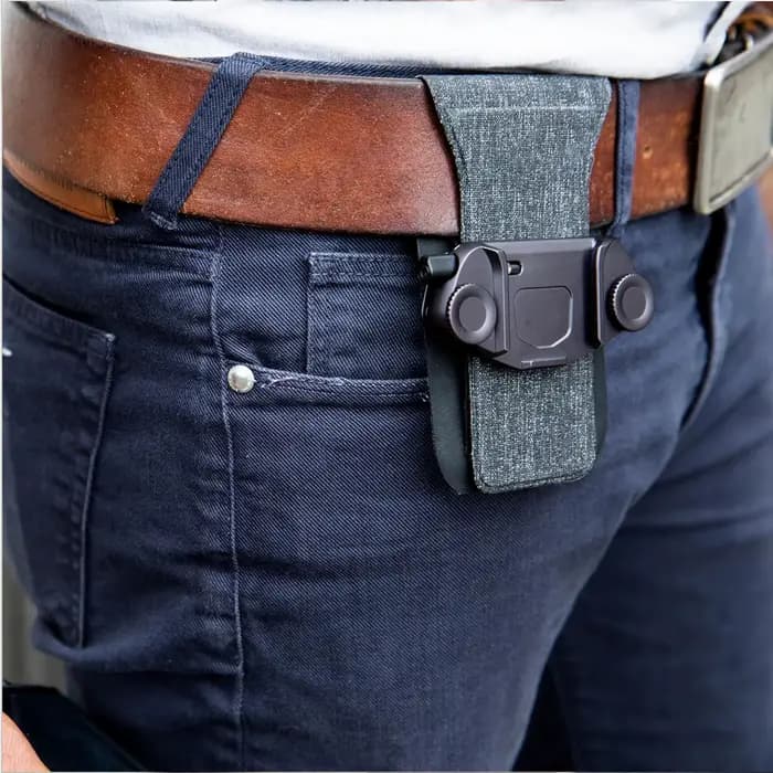 Pro Pad V2, charbon de bois, confort et stabilité améliorés pour capturer le clip d'appareil photo, peut contenir DSLR, les corps compacts et ponctuels et de prise de vue
