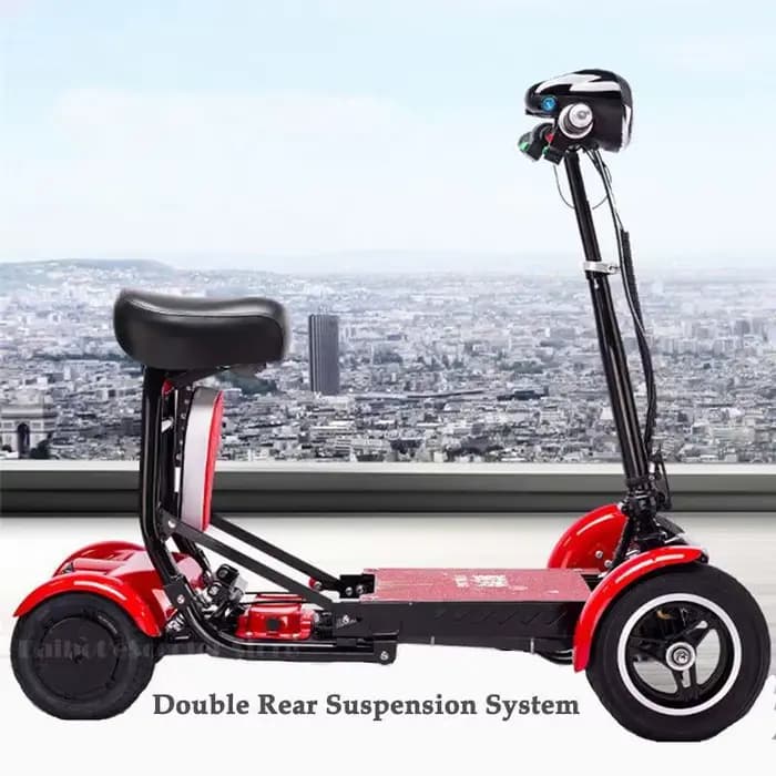 Scooter électrique pliable à Double entraînement