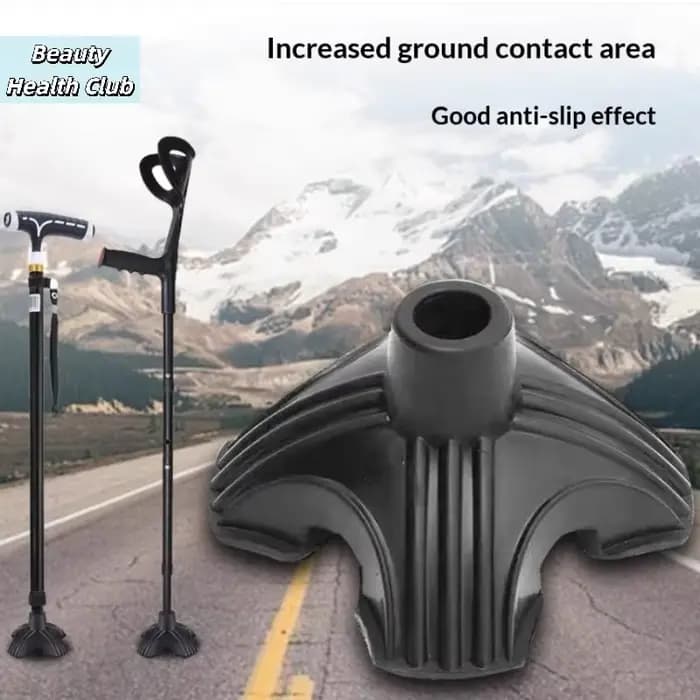 Embouts de protection en caoutchouc antidérapants pour cannes de marche autoportantes de 19/22 mm
