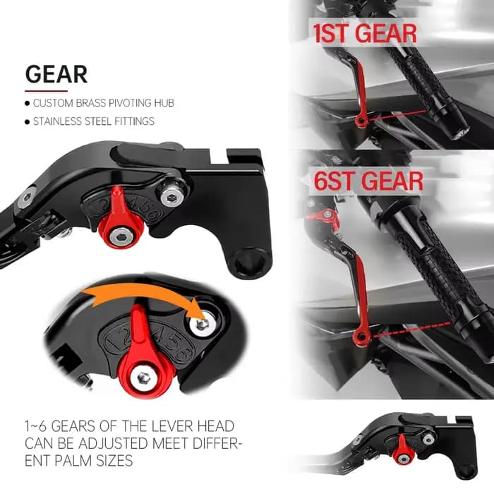 Leviers d'embrayage de frein extensibles, poignées de guidon, extrémités de poignée pour Aprilia RS125 RS 125, 2006-2010, accessoires de moto