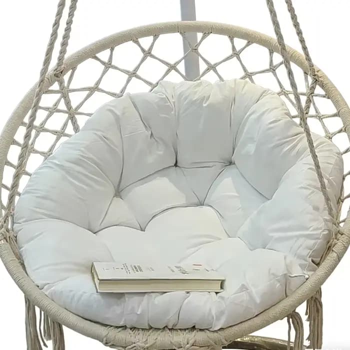 Coussin de siège de balançoire extérieur avec glands, oreiller de canapé, hamac de confrontation, coussins de chaise d'oeuf