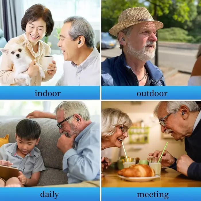 Aide auditive numérique mono-auriculaire pour seniors