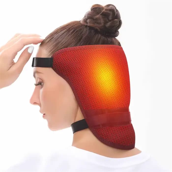 Support de tête chauffant électrique, 3 modes de chauffage, soulage l'inconfort du cou, réduit la pression sur la tête, améliore la qualité du sommeil