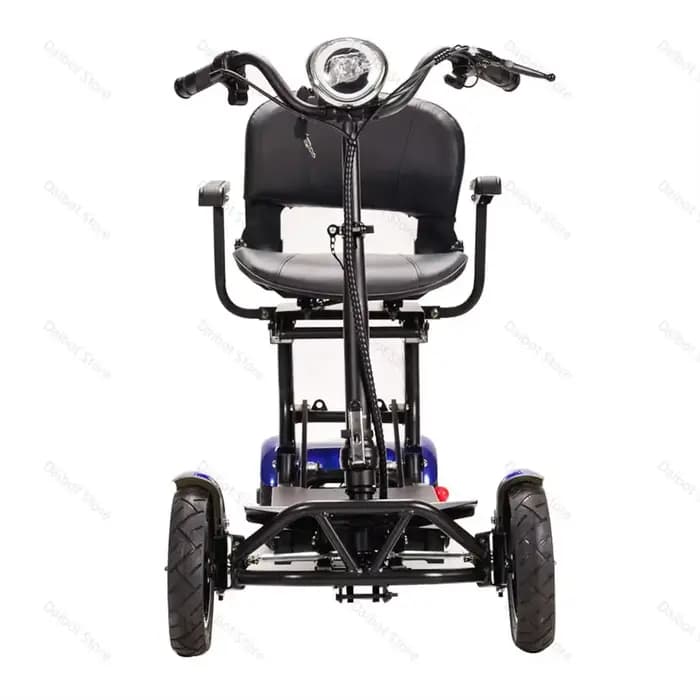 Scooter électrique pliable portatif de 10 pouces pour personnes âgées