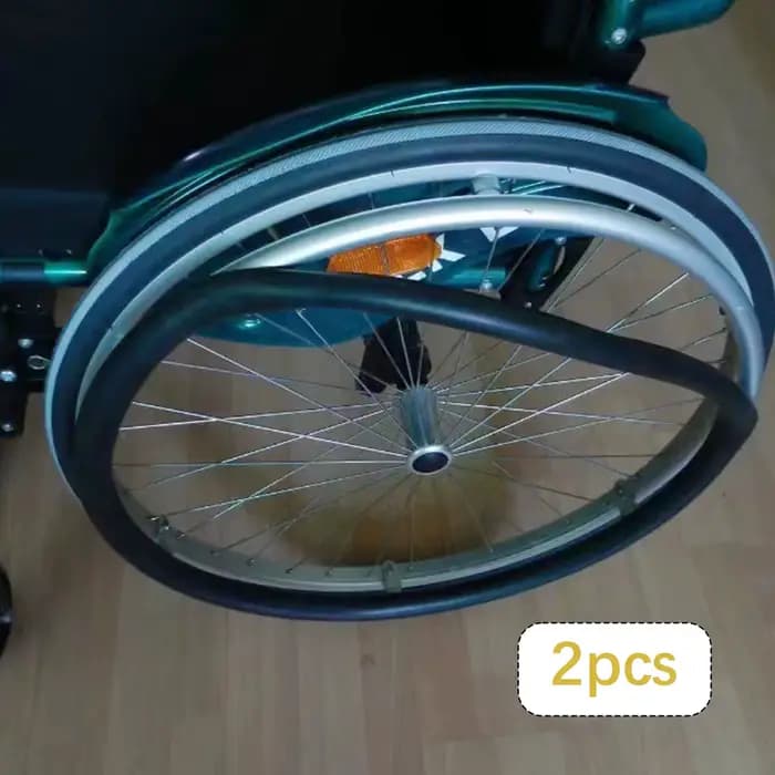 Housses de jantes de fauteuil roulant en silicone antidérapantes