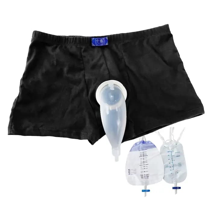 Collecteur d'urine en Silicone réutilisable pour hommes âgés