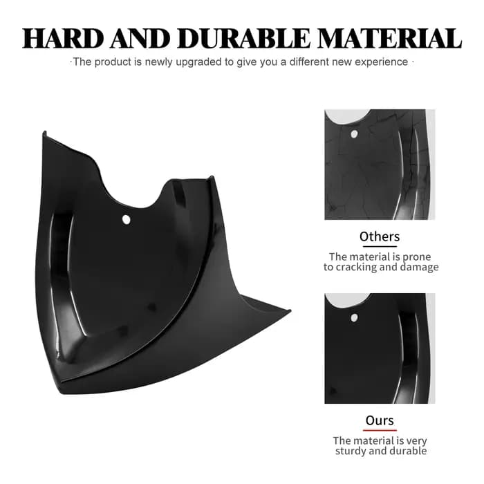 Carénage de becquet de menton inférieur avant de moto, couvercle de barrage d'air pour Harley Softail Breakout Fat Boy Dyna 2004 – 2017 Touring Glide 96-17