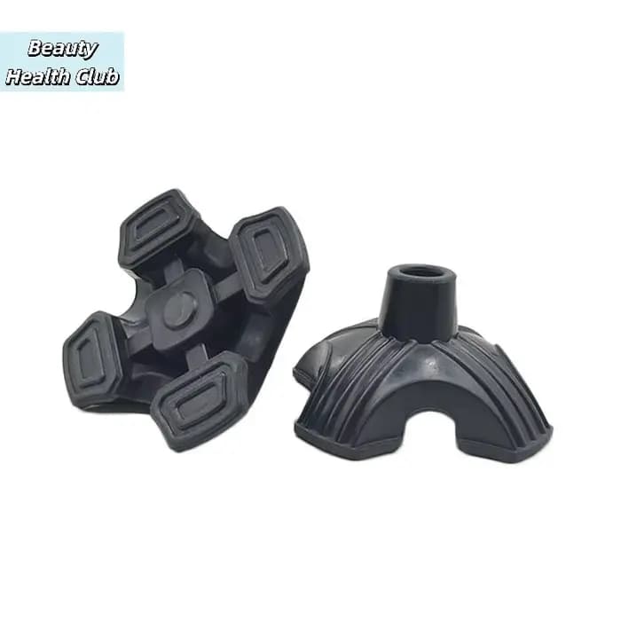 Embouts de protection en caoutchouc antidérapants pour cannes de marche autoportantes de 19/22 mm