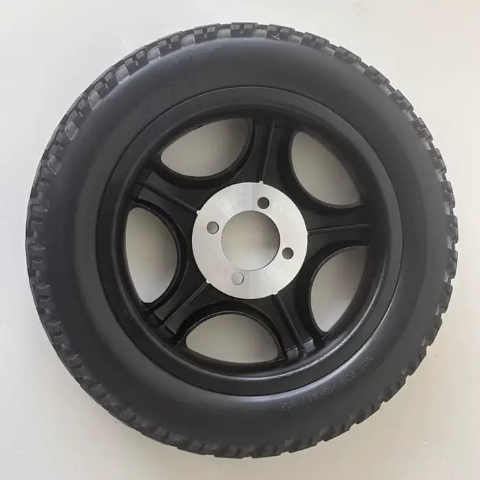 Roue arrière JayCreer 12 1/2 x 2,125 pouces pour fauteuil roulant électrique
