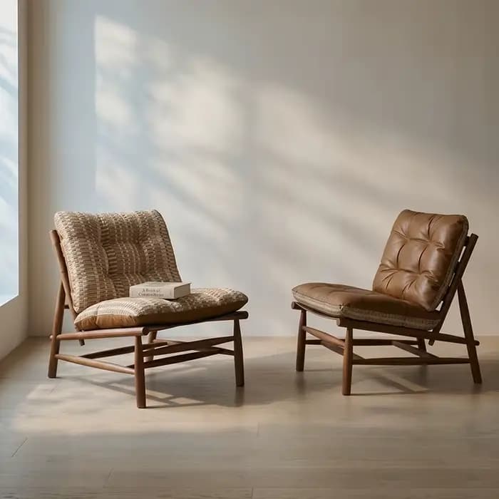 Chaises de salon de luxe, chaise longue ergonomique italienne en bois, confortable, style Bauhaus, pour la lecture, meubles de maison
