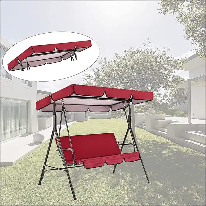 Housse de protection pour balançoire de jardin, auvent pour balançoire extérieure, accessoire pour configuration de patio