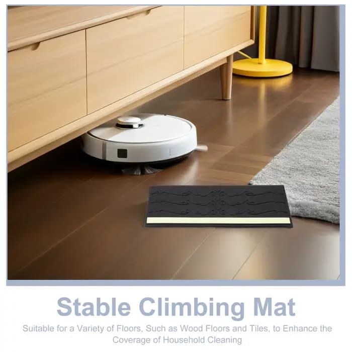 Rampe de seuil antidérapante pour robot aspirateur
