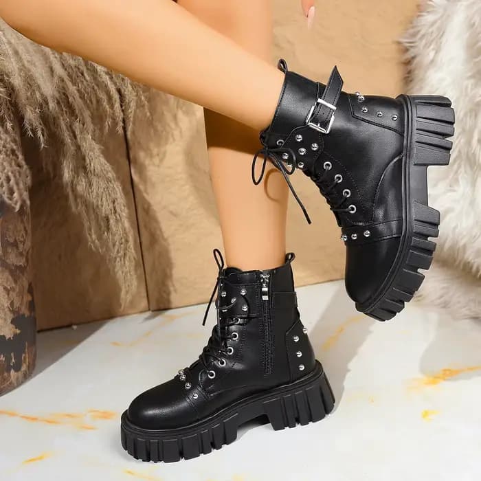 2025 femmes bottines mode confortable élégant anti-dérapant bottes marche plate-forme chaussures De créateur pour les femmes Zapatos De Mujer