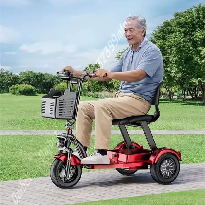 Scooter électrique à trois roues avec siège