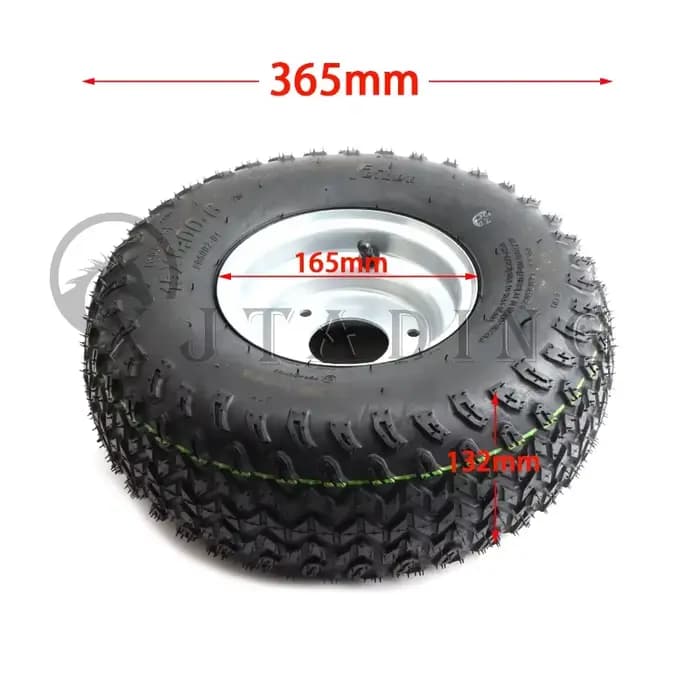 Roues gonflables de 6 pouces