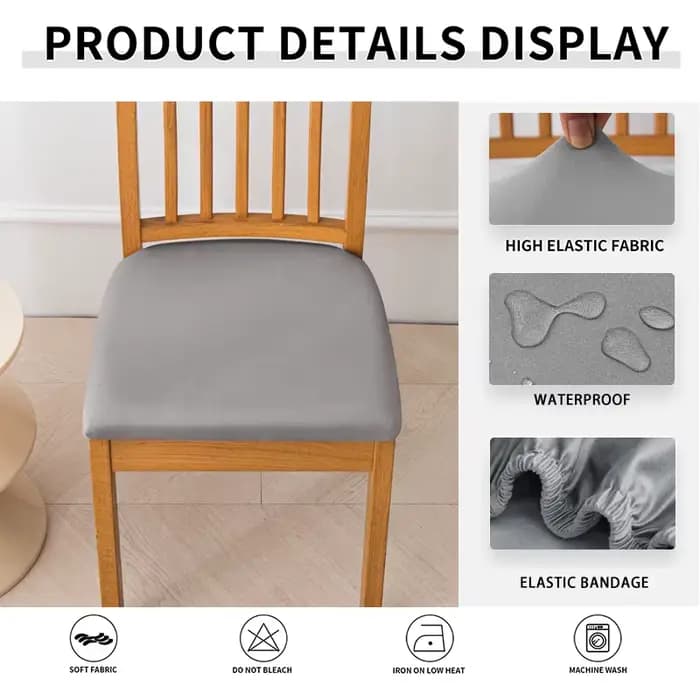 Housse de chaise imperméable pour salle à manger, protection extensible pour meubles, housse de chaise pour cuisine, restaurant, bureau, banquet