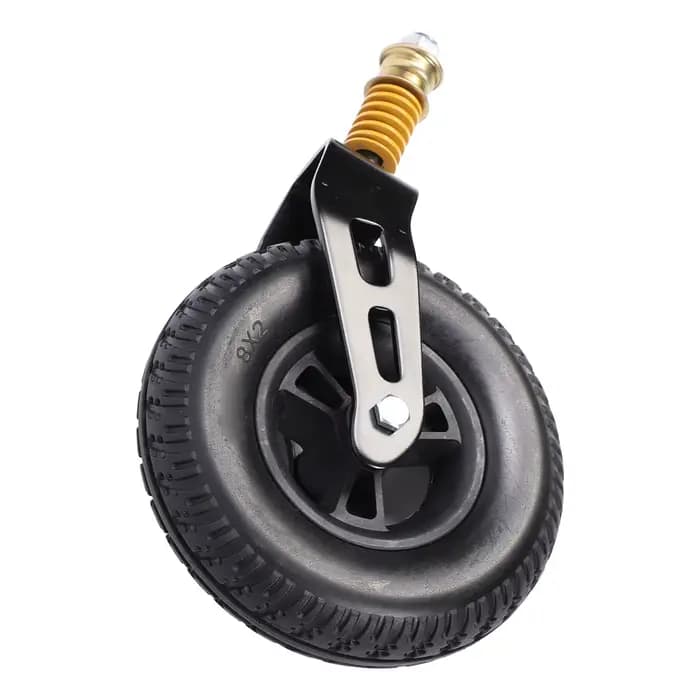 Roue avant de fauteuil roulant de 8 pouces
