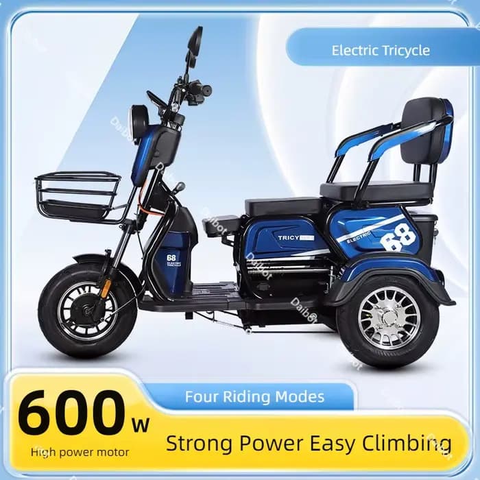 Tricycle électrique adulte Mini passager 3 roues Scooter