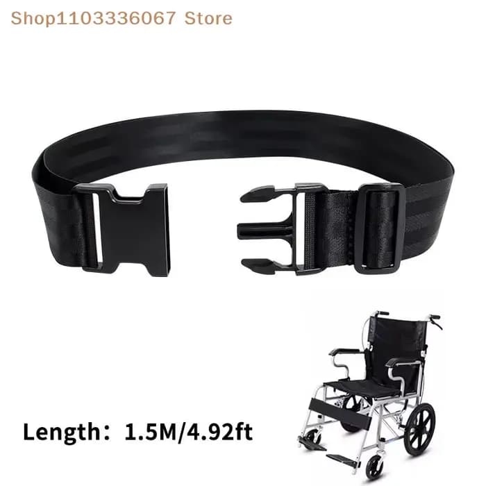 Ceinture de sécurité réglable à dégagement rapide pour fauteuil roulant