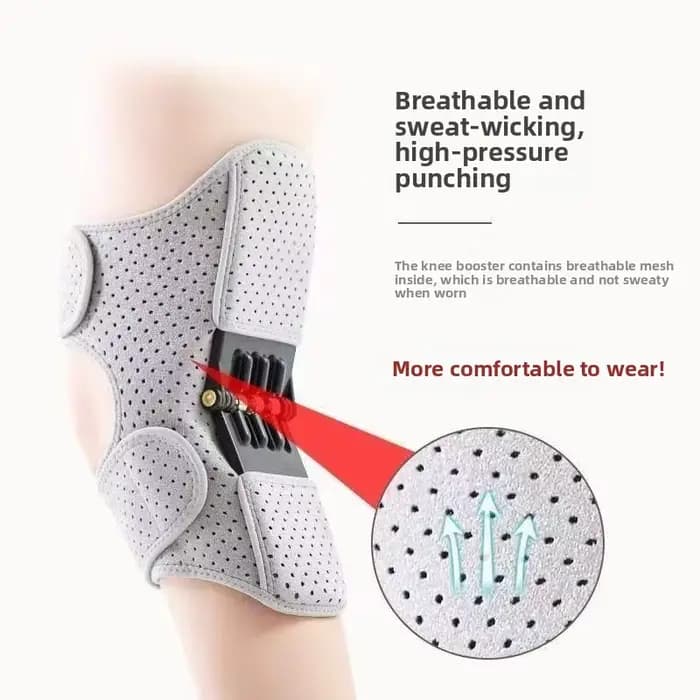 Attelle d'Exosquelette pour Genou - Soutien de la Jambe pour la Marche et les Sports