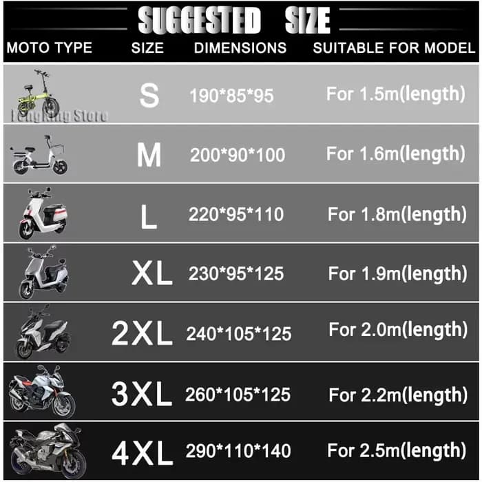 Juste de moto étanche pour scooter, protection UV extérieure, housse de pluie pour YAMAHA T-Max 500 TMAX 500 TMax 530 SX DX 560 TECH MAX